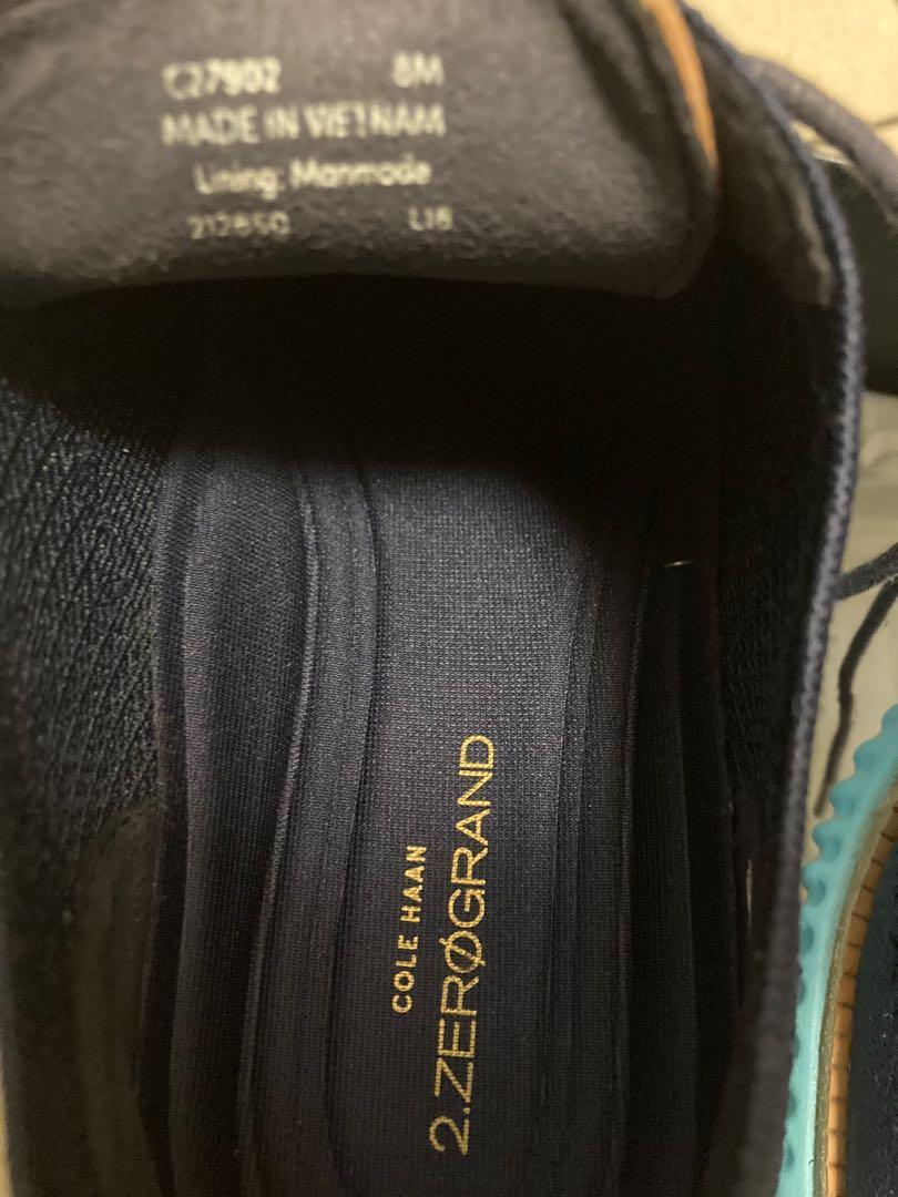 cole haan zerogrand stitchlite marine blue