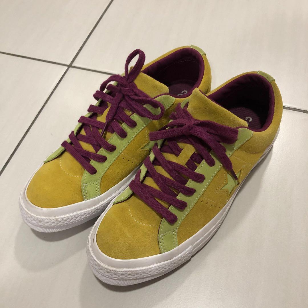 Converse one star apple green deals