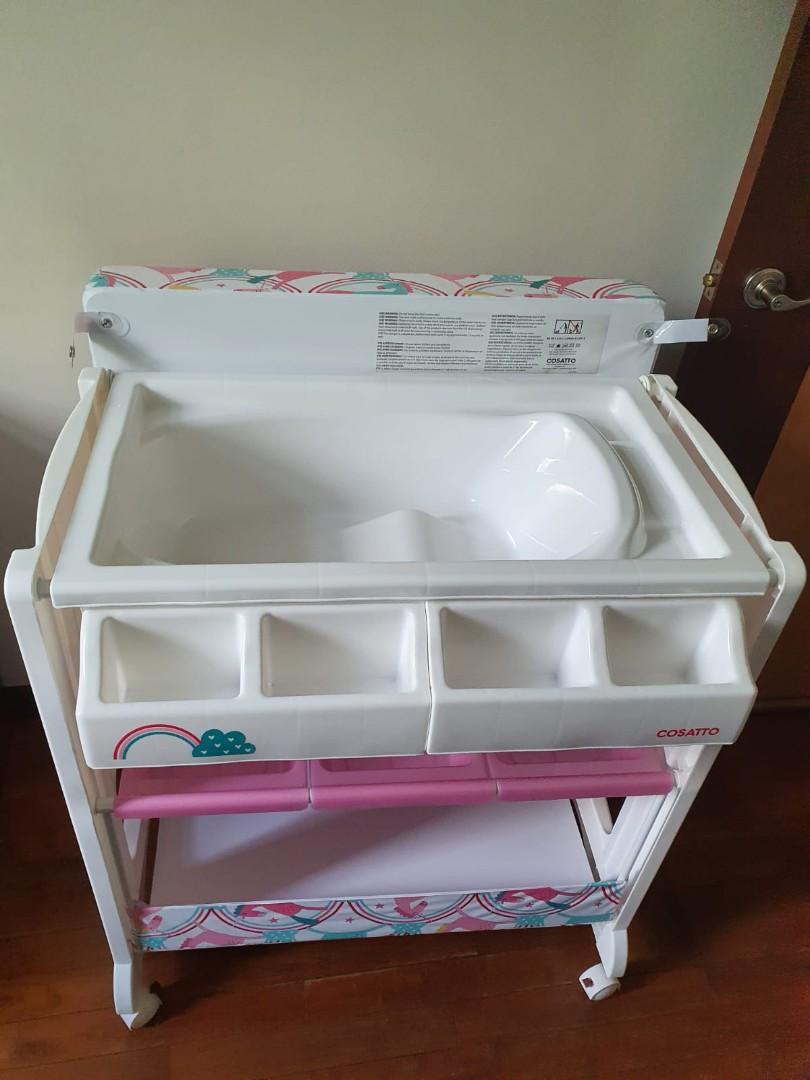 Cosatto Easi Peasi Baby Changing Station and Bath Unicorn Print