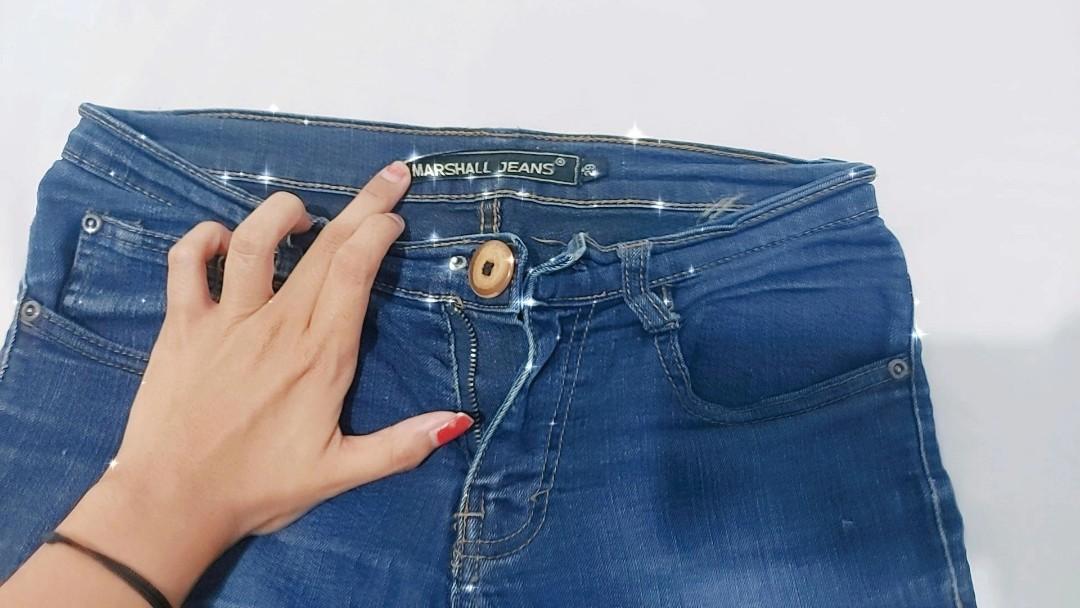 Dark blue jeans merk Marshall Jeans ukuran 29, Fesyen Wanita, Pakaian  Wanita, Bawahan di Carousell