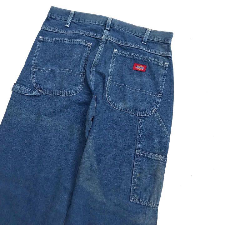 Dickies Cargo Carpenter Pants Blue 