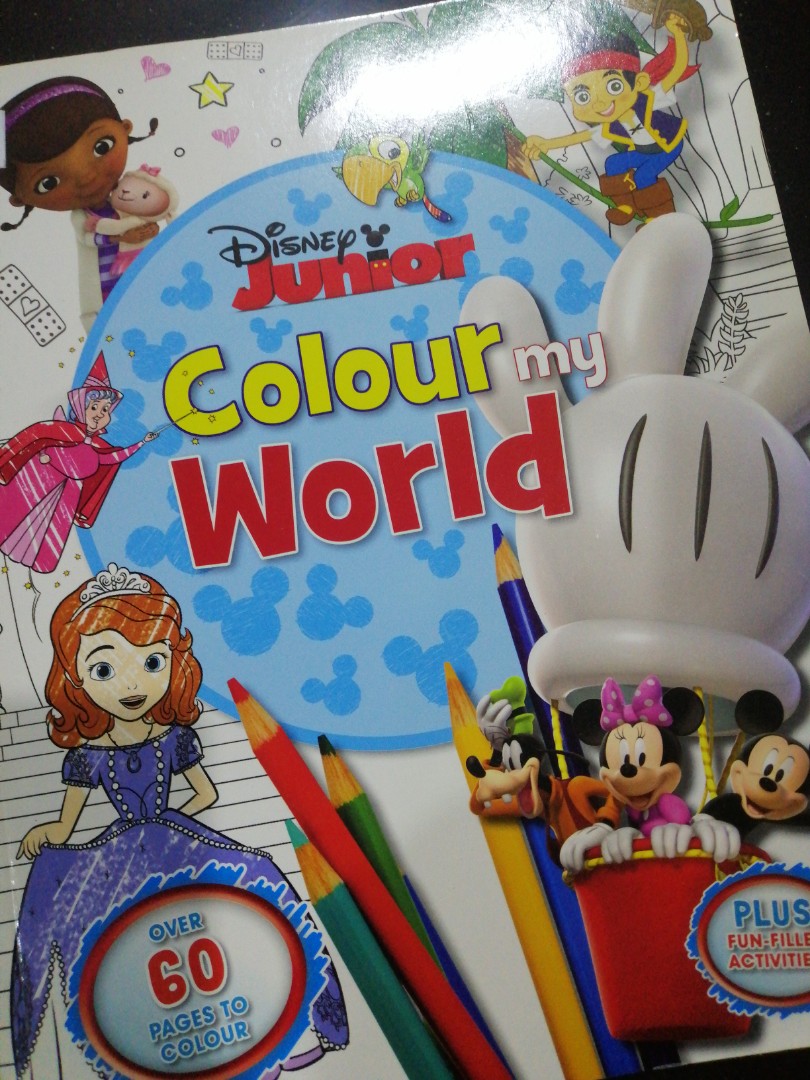 Disney Junior Colouring Book, Books & Stationery, Children's ...