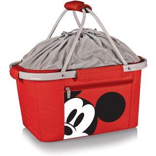 Disney Mickey Mouse Retro Picnic Basket Cooler Insulated Thermal Shopping Bag