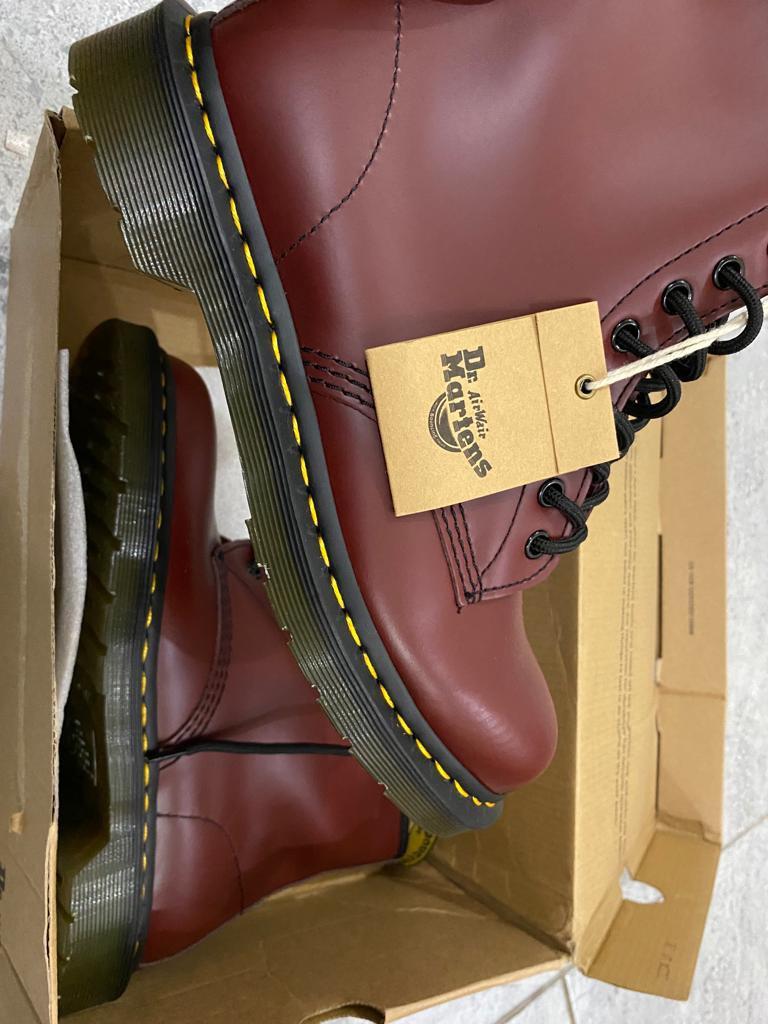 dr martens red sole