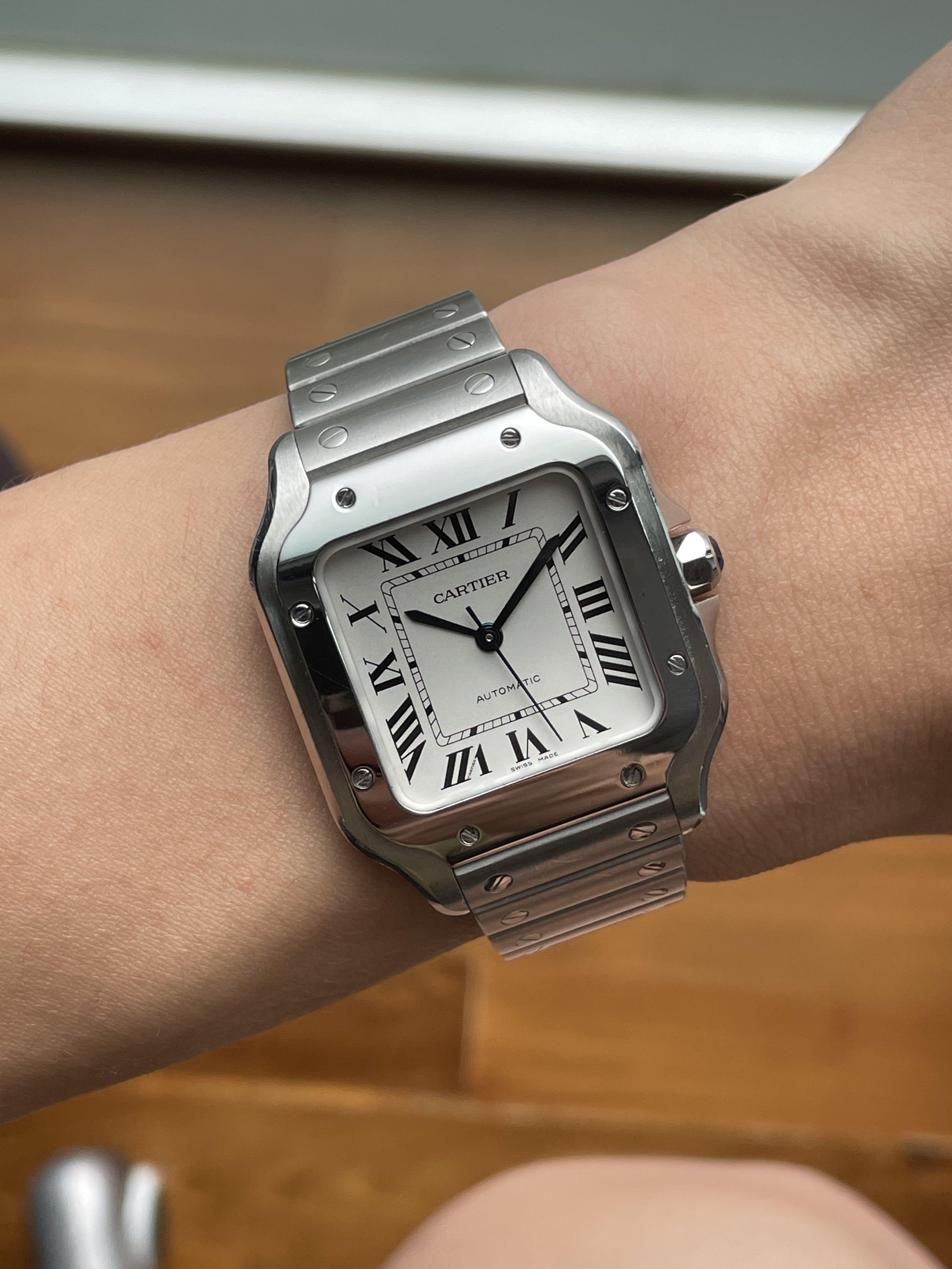 cartier santos medium for sale
