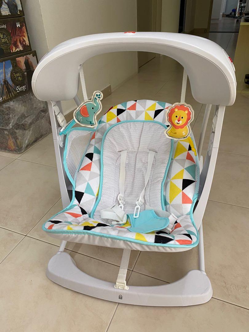 Fisher price 2 in 1 take along swing Babies Kids Baby Nursery Kids Furniture Other Kids Furniture on Carousell