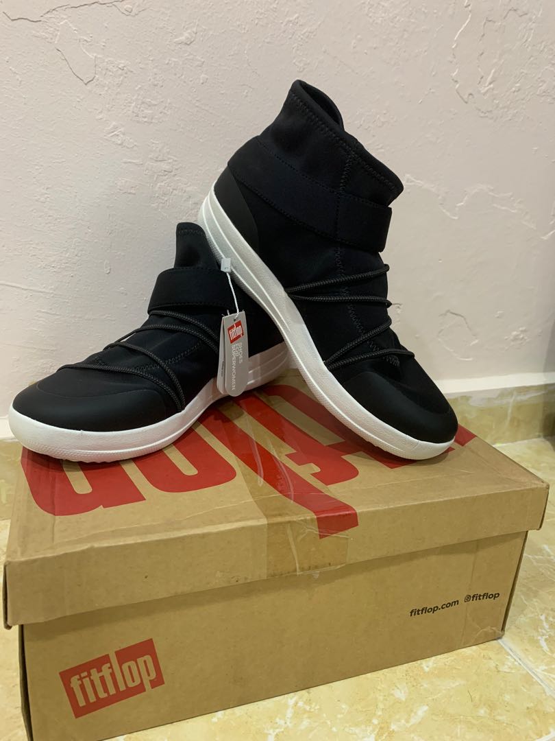 Fitflop Neoprene High Top Sneakers Women s Fashion Footwear