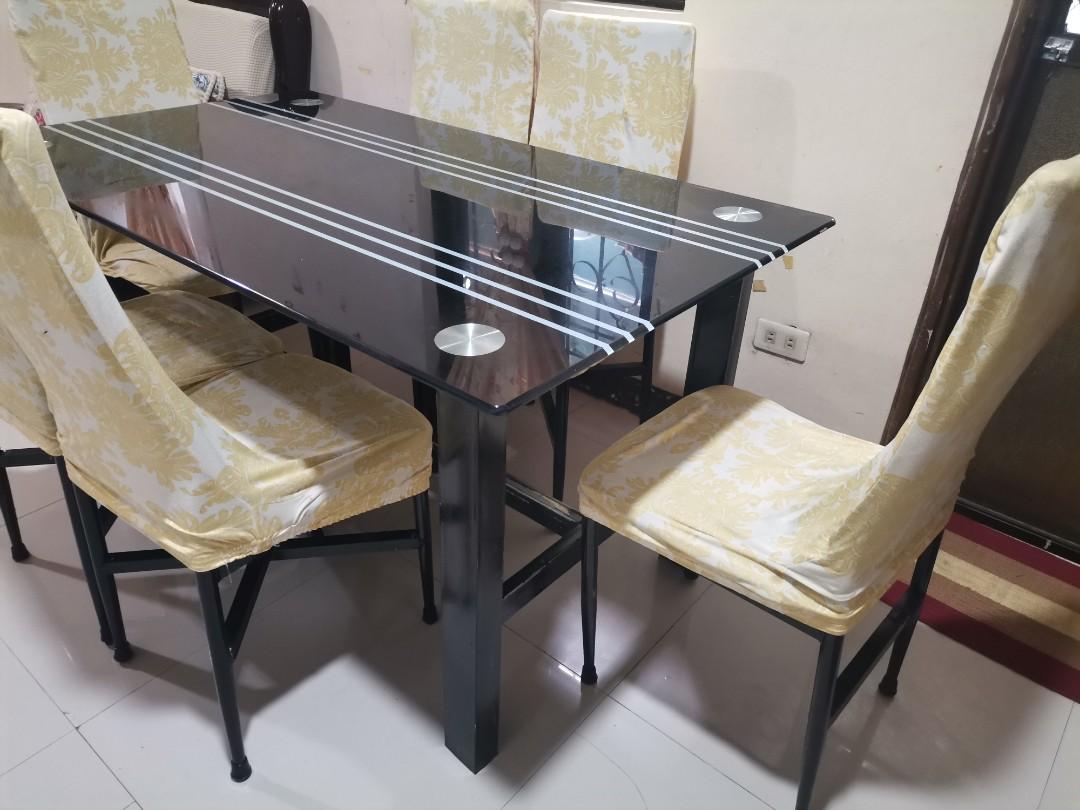 Dining table set 6 on sale seater second hand