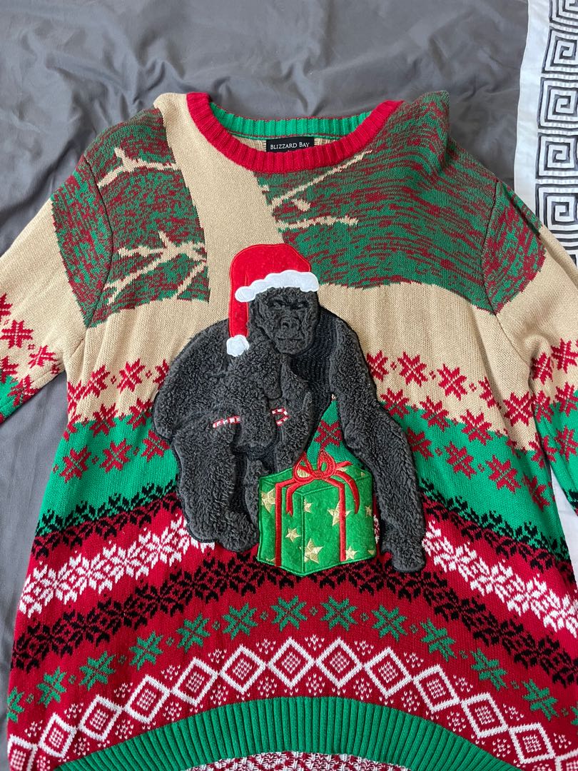 Gorilla 2025 christmas sweater