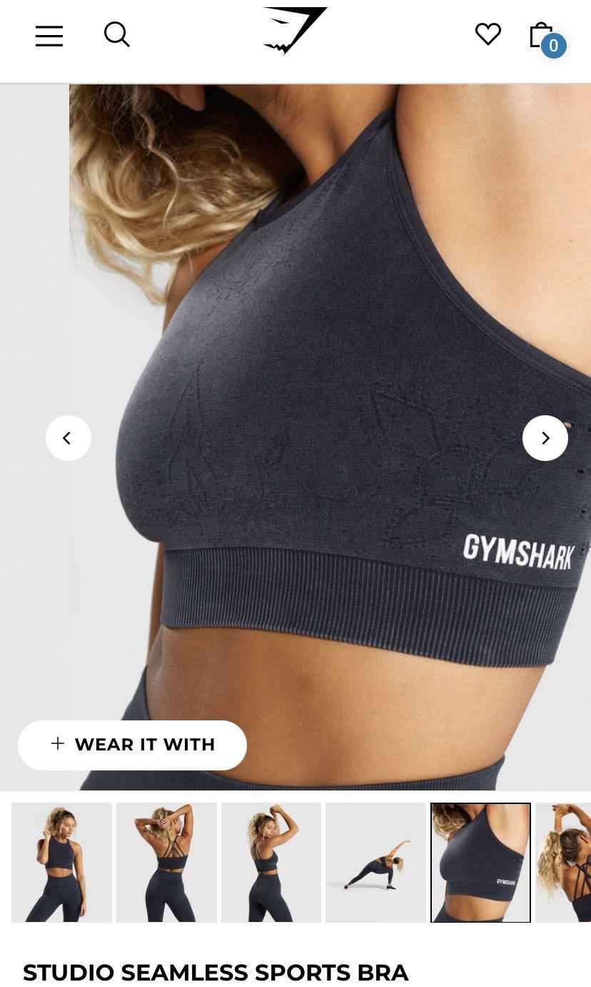 Gymshark Studio Seamless Sports Bra, Women's Fashion, Activewear on  Carousell