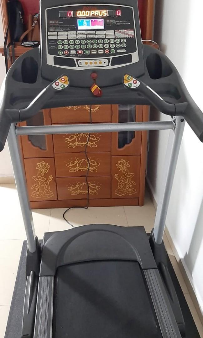 High end treadmill for 150 including mat for sale Sports Equipment Exercise Fitness Cardio Fitness Machines on Carousell