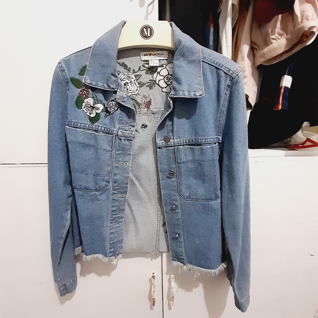 H&m coachella clearance denim jacket