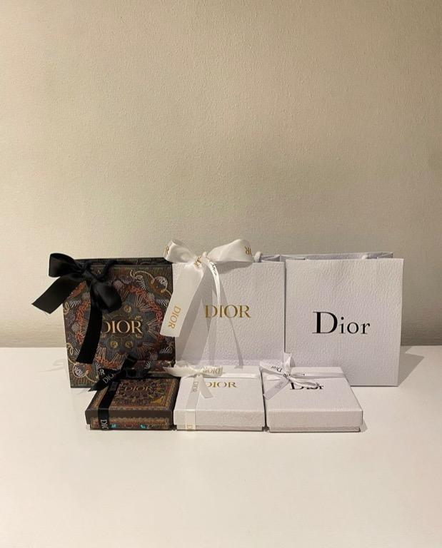 Holiday Dior Packaging Box for Accessories (Category: Luxury Accessories) located in Manila. Submitted by designerarchives.ph (Listing ID 1145751976, Image 3). Description: Inclusions: paperbag, cloth bag, ribbon, box Dior box for dior necklace, dior ring, dior bracelet. 10-15 days ETA. Downpayment is required. Accepting bulk orders!.