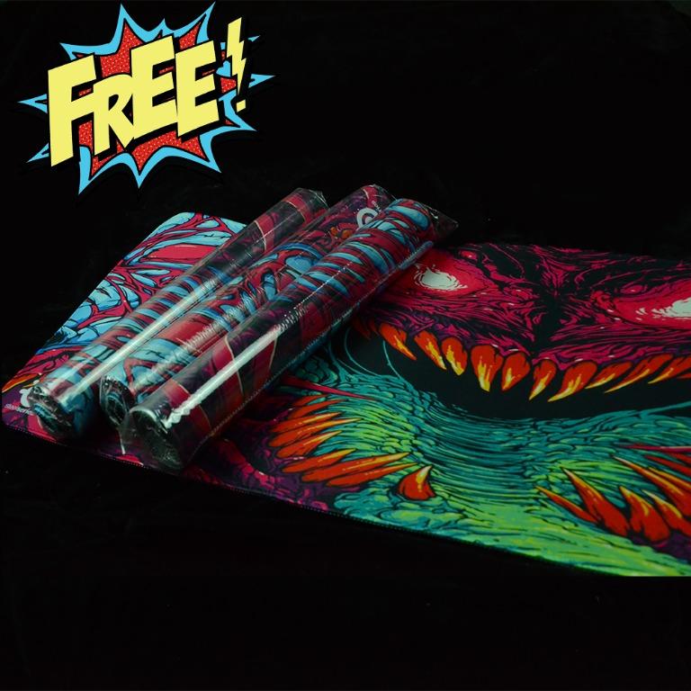 Hyperbeast mousepad (Category: Desktops) located in Kuala Lumpur. Submitted by popxshop (Listing ID 1145622445, Image 1). Description: Free for every purchase of rm30 and above You can add up to 30 if it is not enough RM20 if you want to buy it instead.