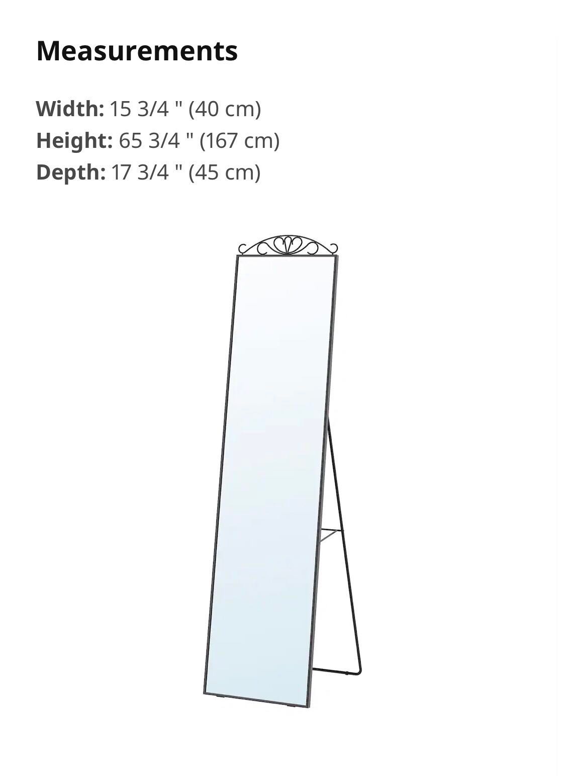 Ikea Karmsund Standing Mirror, Furniture & Home Living, Bathroom
