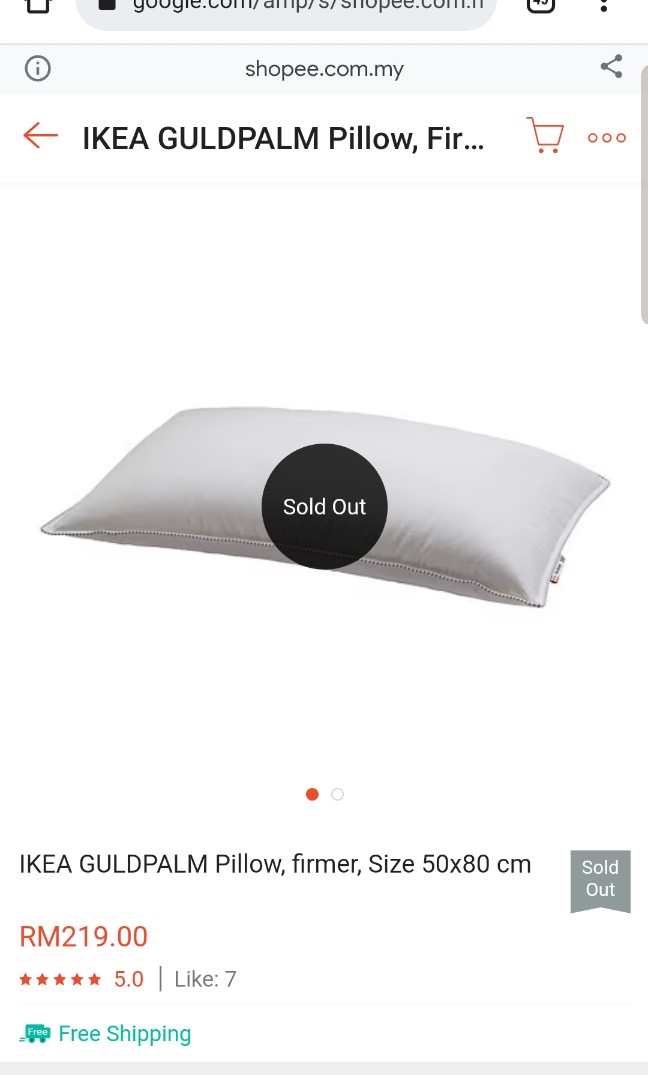 Guldpalm pillow review shop