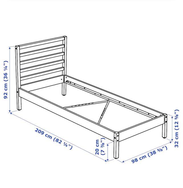 Ikea Single Bed Frame And Bed Base Furniture And Home Living Furniture