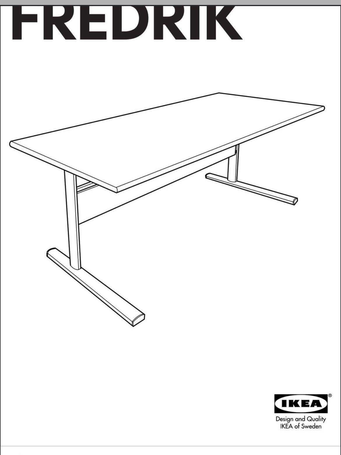 IKEA study table WFH, Furniture & Home Living, Furniture, Tables & Sets