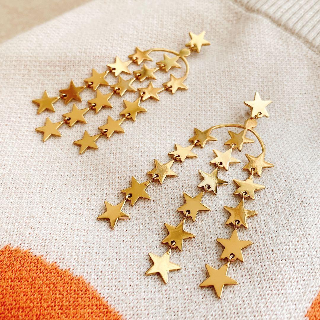 J. Crew Falling Star Earrings Carousell