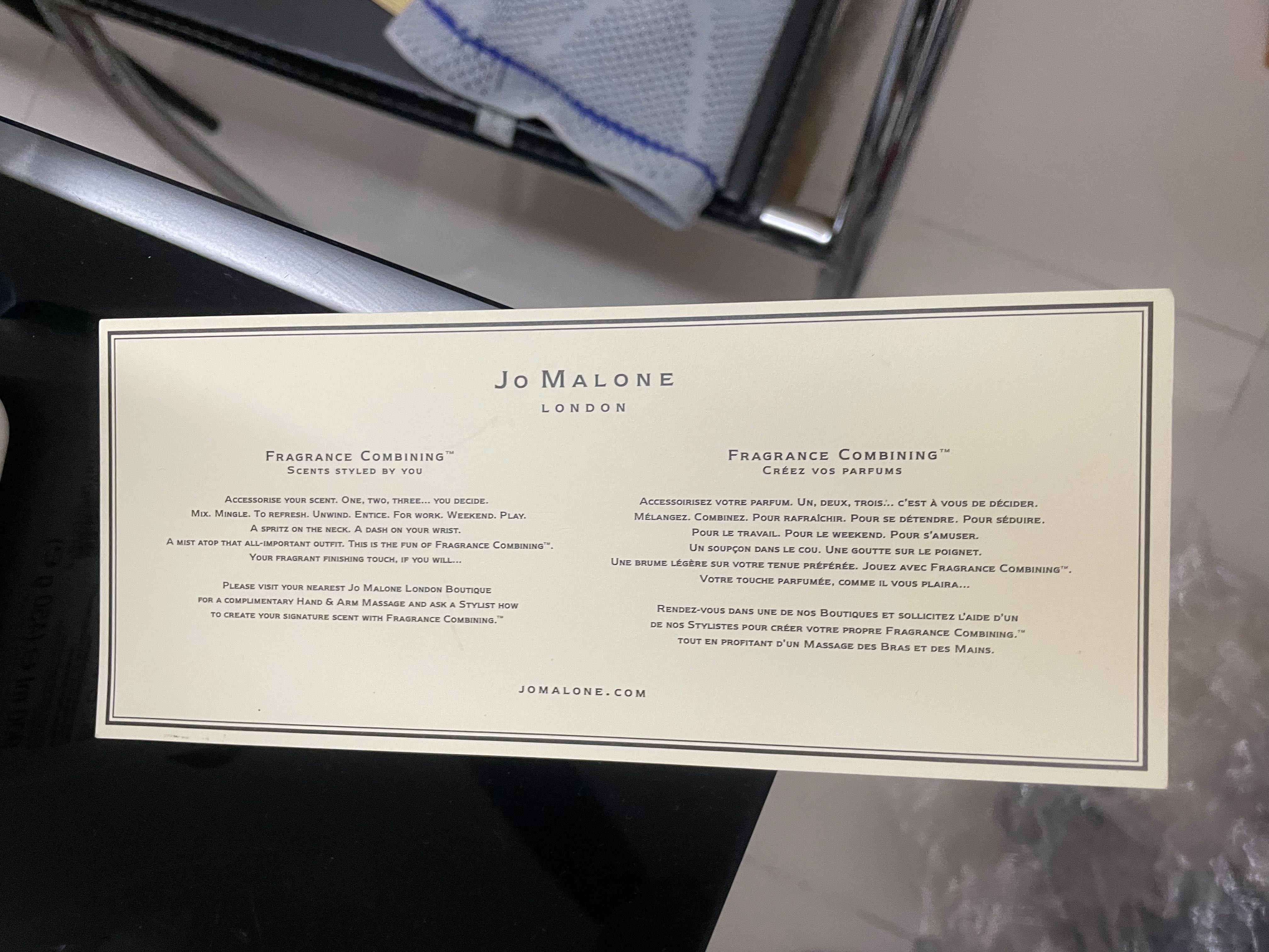 Jo Malone complimentary voucher, Tickets & Vouchers, Vouchers on Carousell