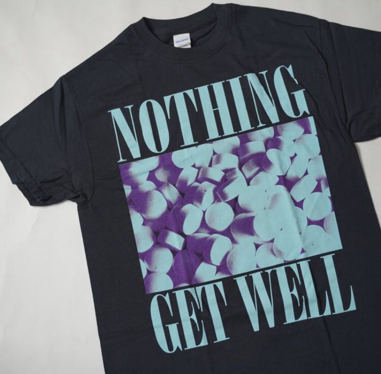 Kaos T Shirt Band Nothing Get Well Official Merch Size M New