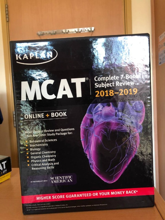 Kaplan MCAT Physical Book Set (201819) + Flashcards + Quicksheets