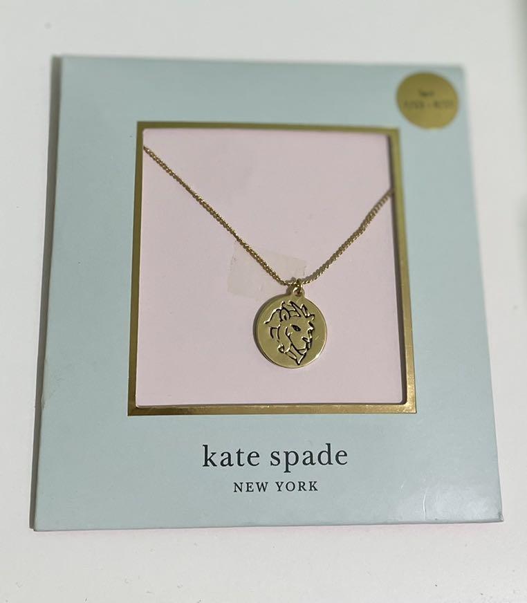 Kate Spade Leo Necklace, Women's Fashion, Jewelry & Organizers, Necklaces  on Carousell