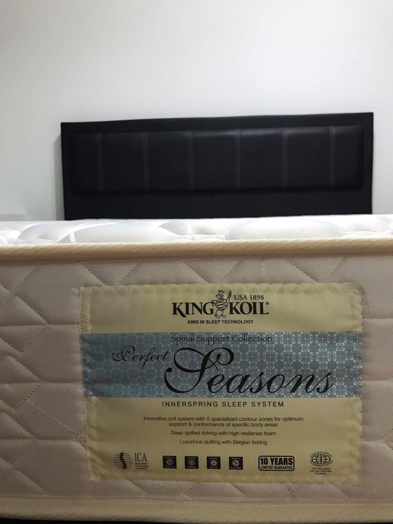 King Koil Queen Size Mattress X 2, Furniture & Home Living, Furniture ...
