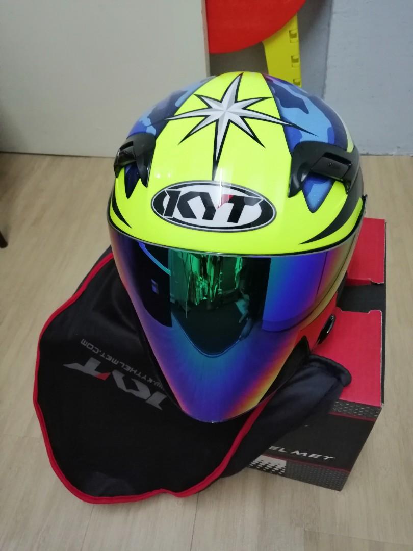 KYT VENOM ESPARGARO DOUBLE VISOR HELMET Motorbikes on Carousell
