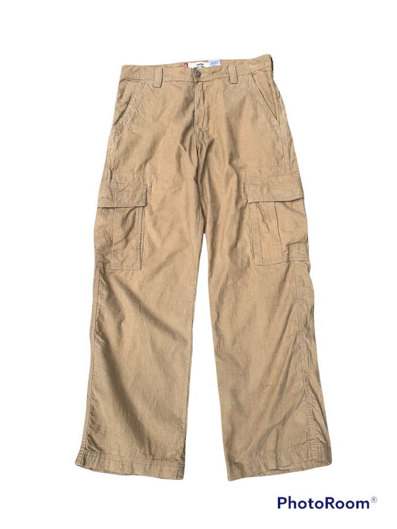 (w35) Levis corduroy cargo pants, Men's Fashion, Bottoms, Trousers on