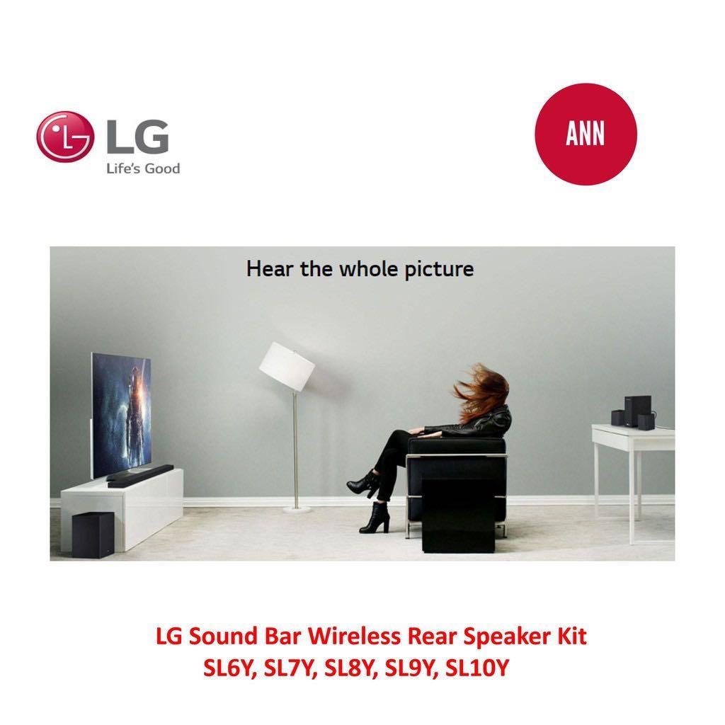 LG SPK8S 140 W Wireless Surround Sound Kit, Audio, Soundbars, Speakers
