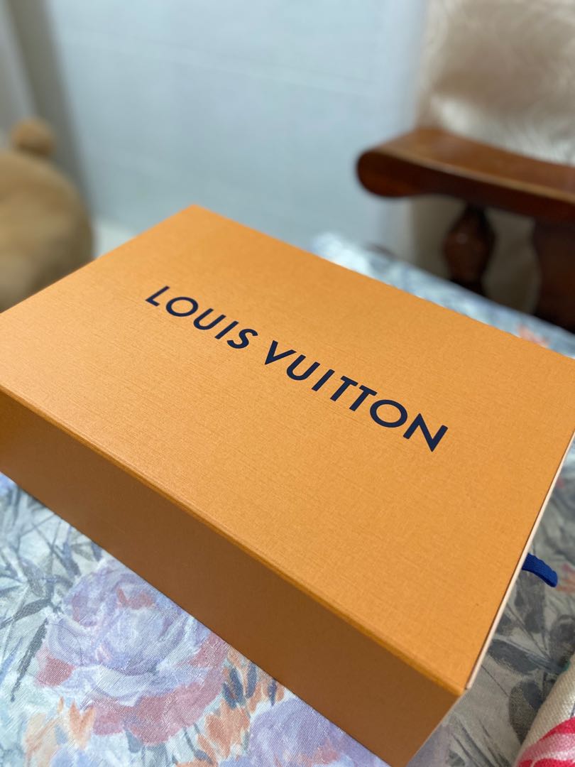 Used Empty Louis Vuitton Shoe Box with Vivienne Doll Paper Shopping Bag   eBay