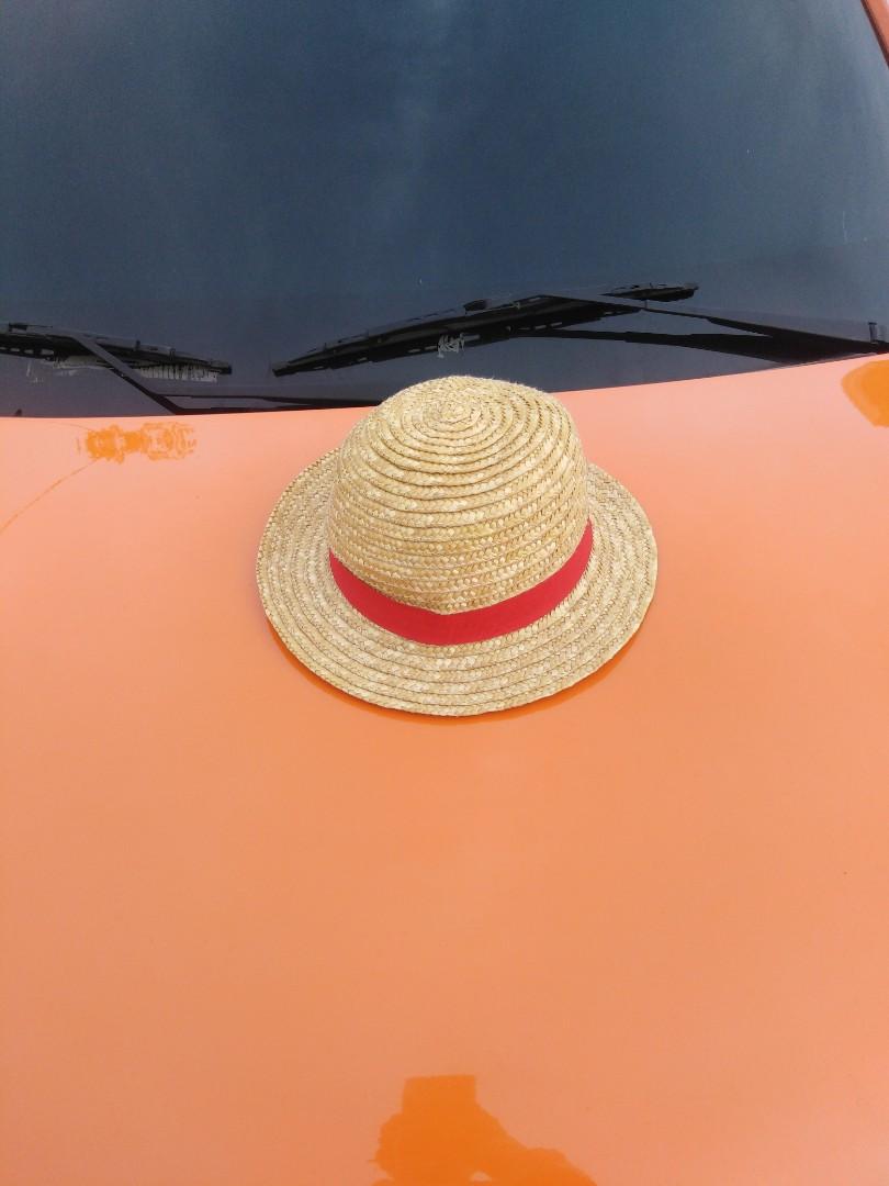 Luffy straw hat, Men's Fashion, Watches & Accessories, Caps & Hats on