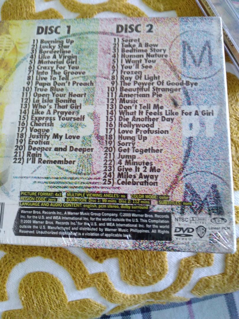 Madonna Celebration CD Albums (Category: CDs & DVDs) located in Antipolo. Submitted by lanetatum (Listing ID 1145651815, Image 3). Description: celebration digipak with pins - 1000 megamix - 1500 (SOLD) both are sealed. Megamix has a few small cracks on the case.