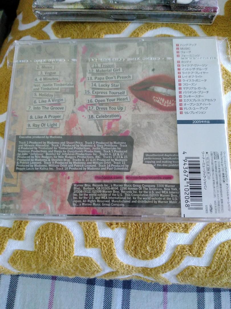 Madonna Celebration With Obi CD Album (Category: CDs & DVDs) located in Antipolo. Submitted by lanetatum (Listing ID 1145651406, Image 2). Description: japan press. sealed.