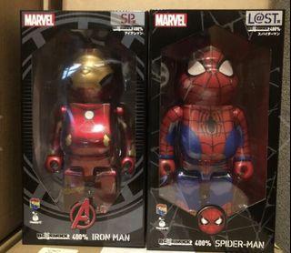 Bearbrick spider man upgrade suit 400%, Hobbies & Toys, Toys 