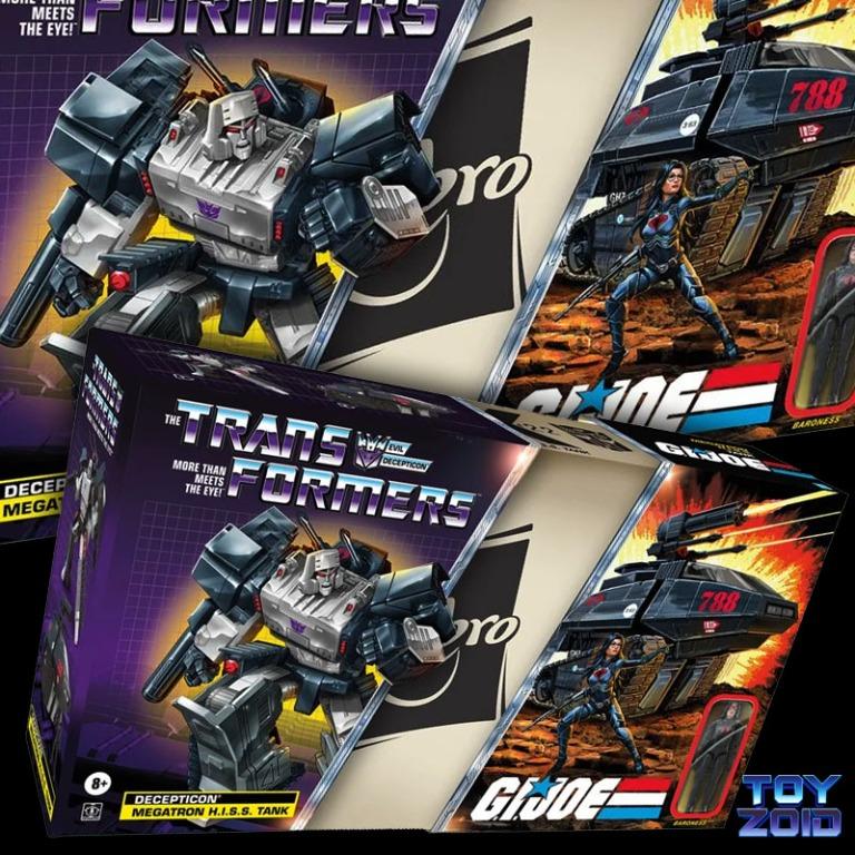 Megatron H.I.S.S. Tank & Baroness Transformers x G.I. Joe, Hobbies