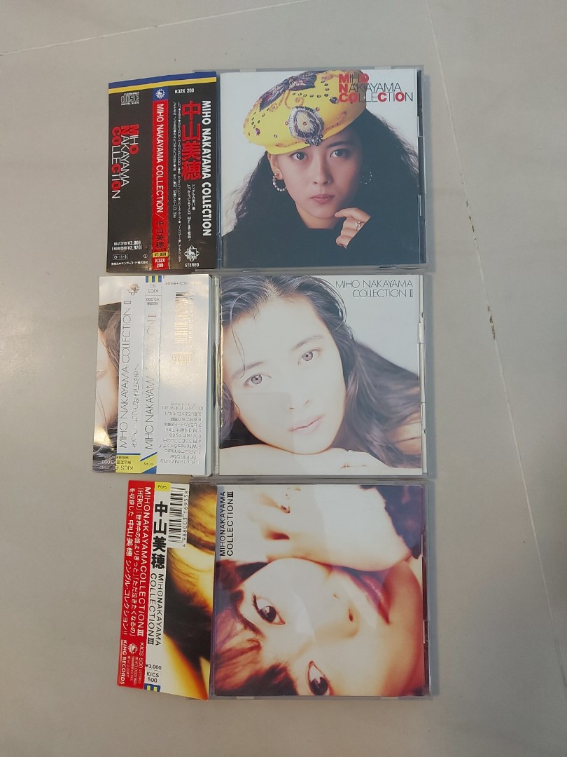 Miho Nakayama 中山美穗Collection 1-3 日本版3CD, 興趣及遊戲, 音樂