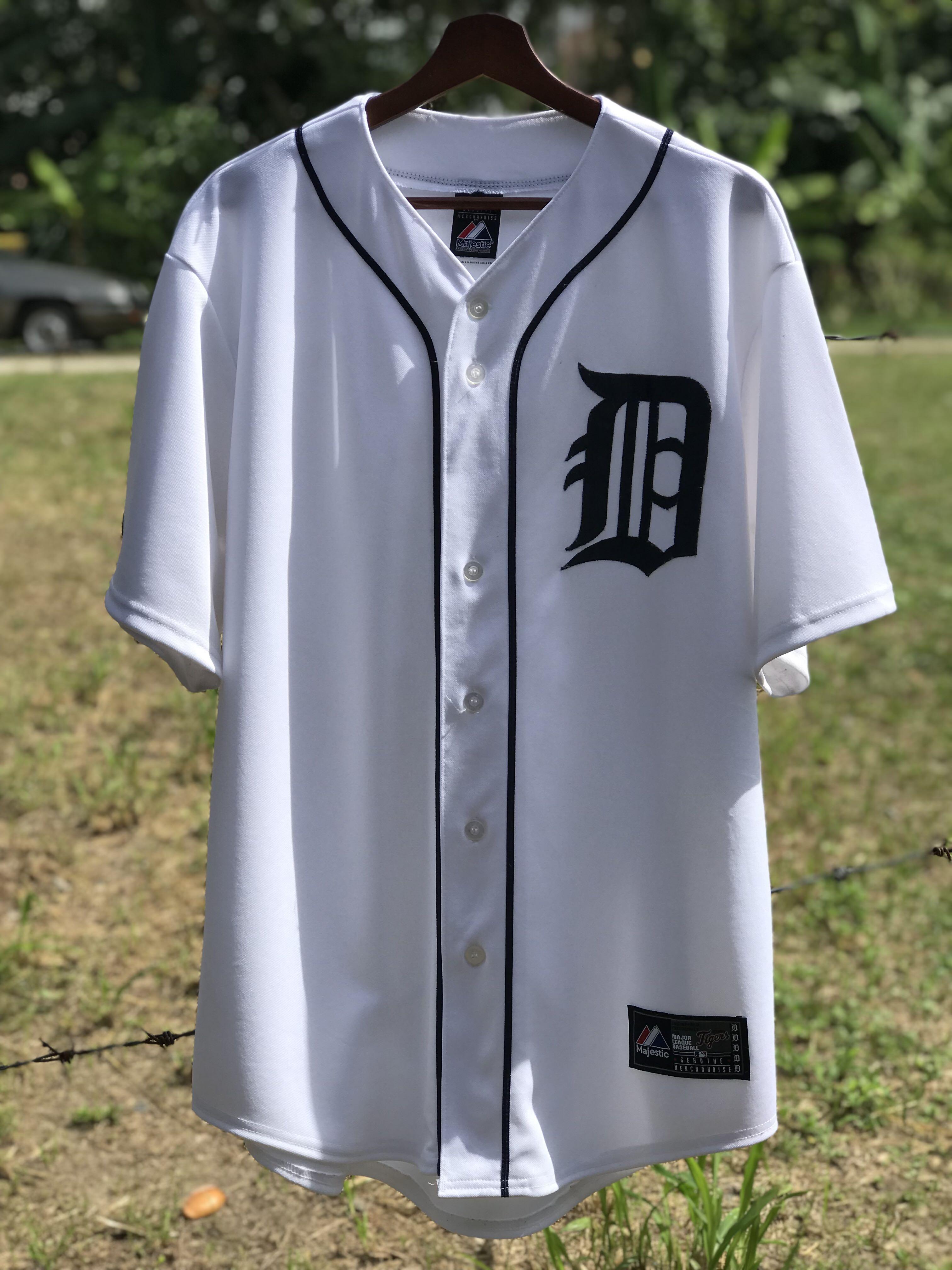 2003-06 DETROIT TIGERS MAJESTIC PRACTICE JERSEY M - Classic American Sports