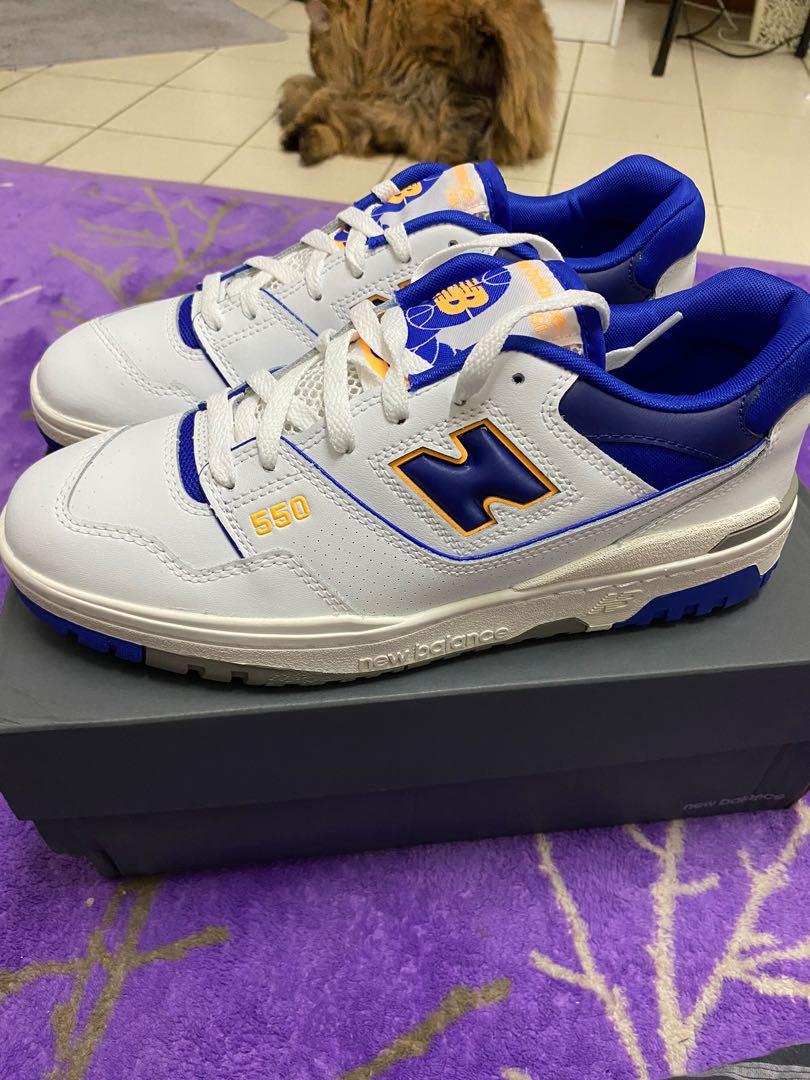 New Balance 550 Lakers, Men's Fashion, Footwear, Sneakers on Carousell