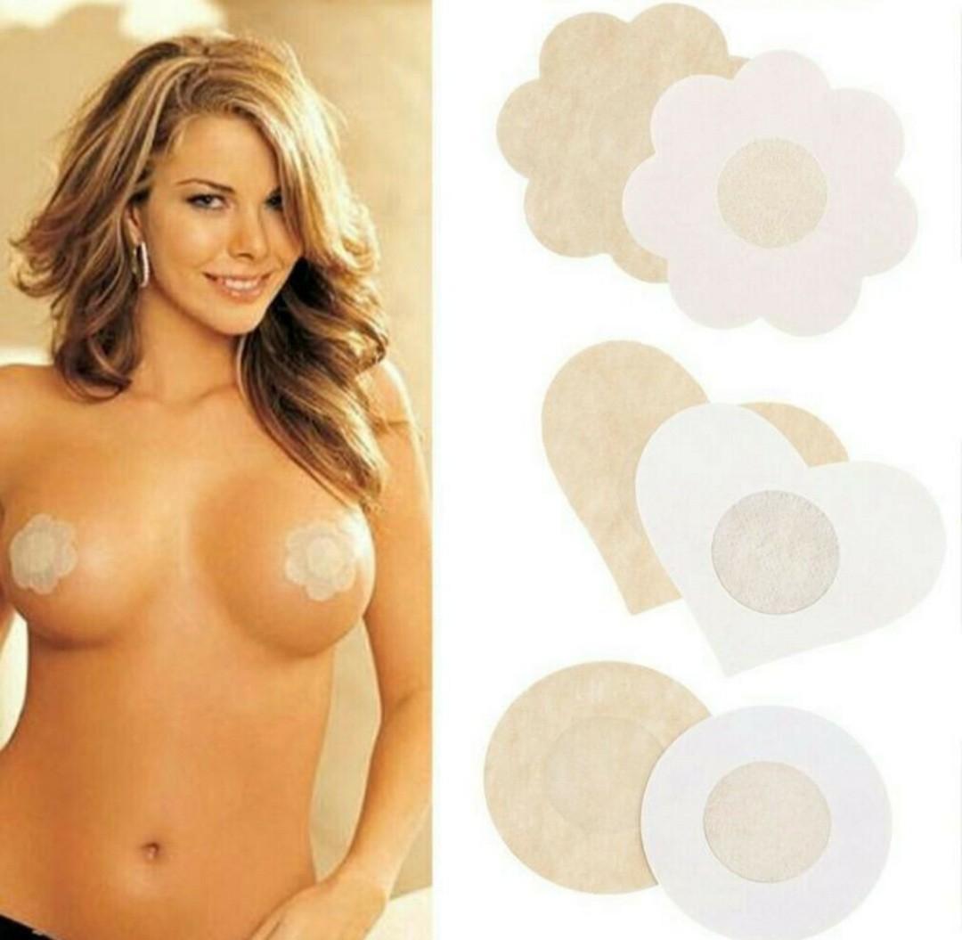 DUTACK Sticky Bra， Boob Tape，Nipple Pasties and Invisible Tape，Sticky Boobs  Kit with Matching Dresses, Swimwear（A-E Cup） at  Women's Clothing  store