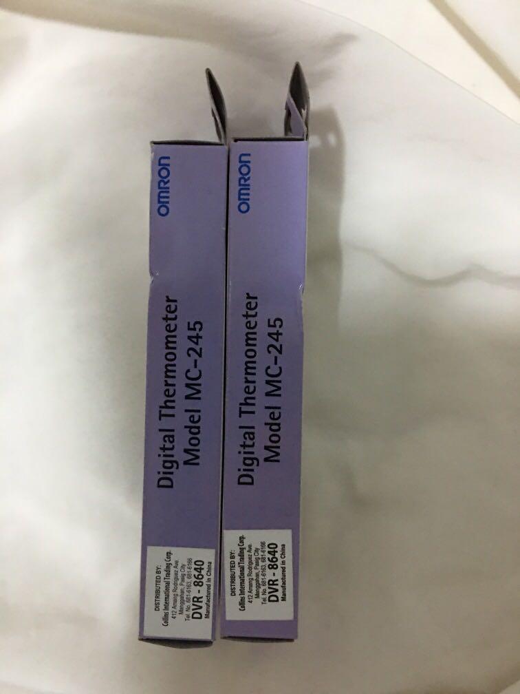 Omron Digital Themometer (Category: Thermometers) located in Quezon City. Submitted by jcycle02 (Listing ID 1145727257, Image 2). Description: 250 each Brand new.