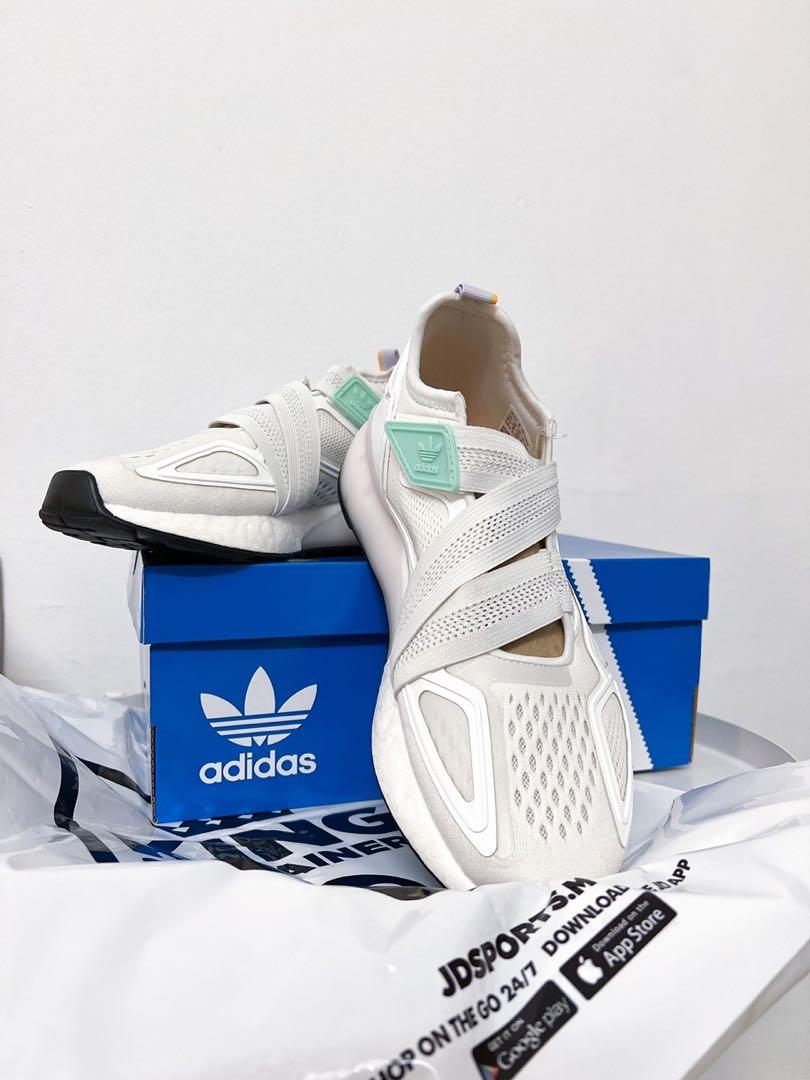 Original Adidas ZX 2K Boost Lite, Women's Fashion, Footwear, Flipflops and  Slides on Carousell