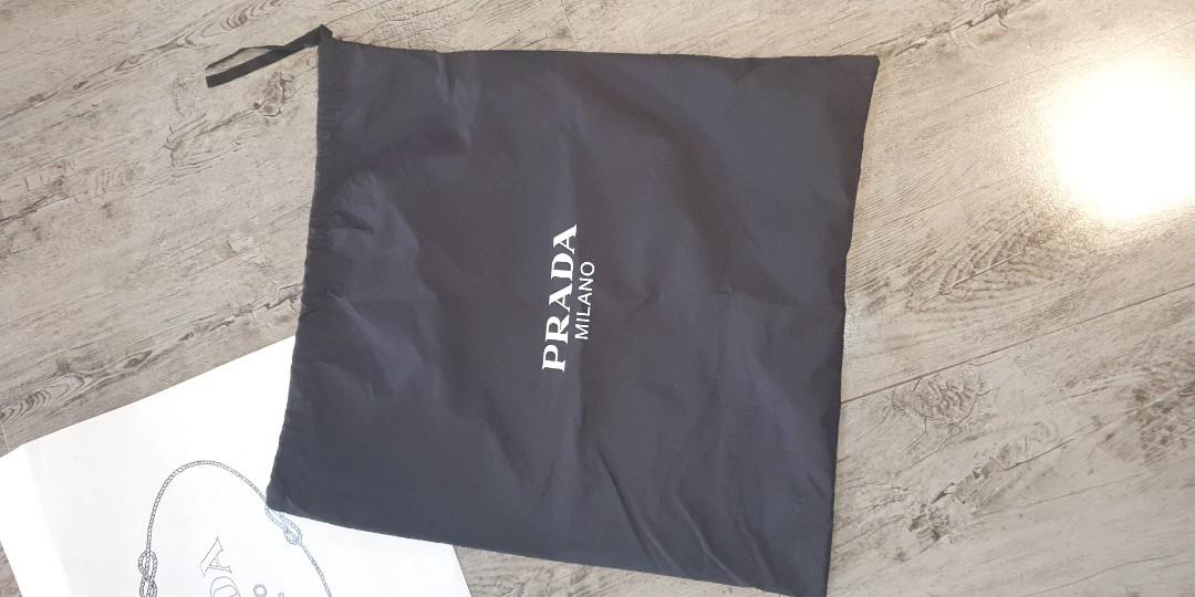 Paper bag/ Dust bag (Category: Luxury Bags & Wallets) located in Caloocan City. Submitted by ranation (Listing ID 1145696693, Image 3). Description: prada paper bag/dust pag - 1500 sold🗨 gucci -500 LV - 500.