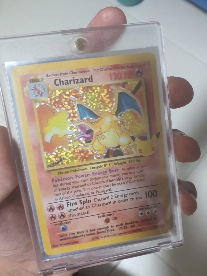 pokemon charizard celebrations card Charizard Pokemon Celebrations Ultra Premium Collection Metal Card #4 PSA 9