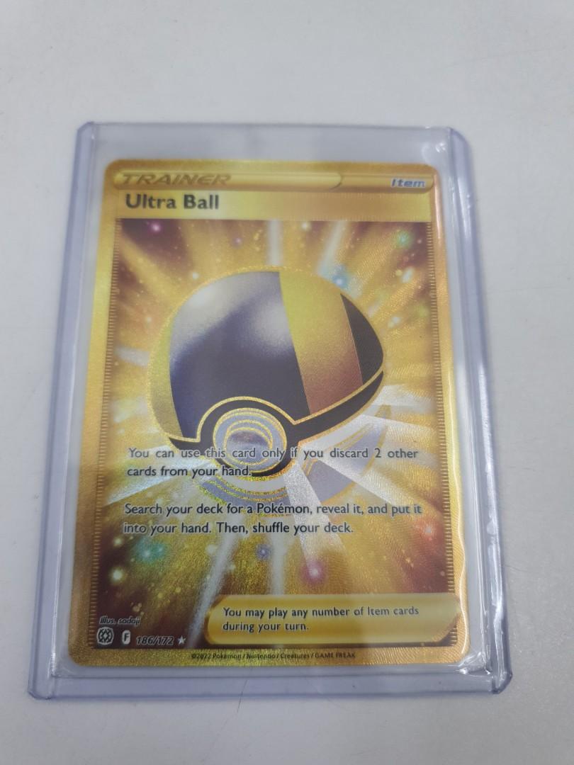 Pokemon TCG brilliant star gold ultra ball, Hobbies & Toys, Toys & Games on  Carousell