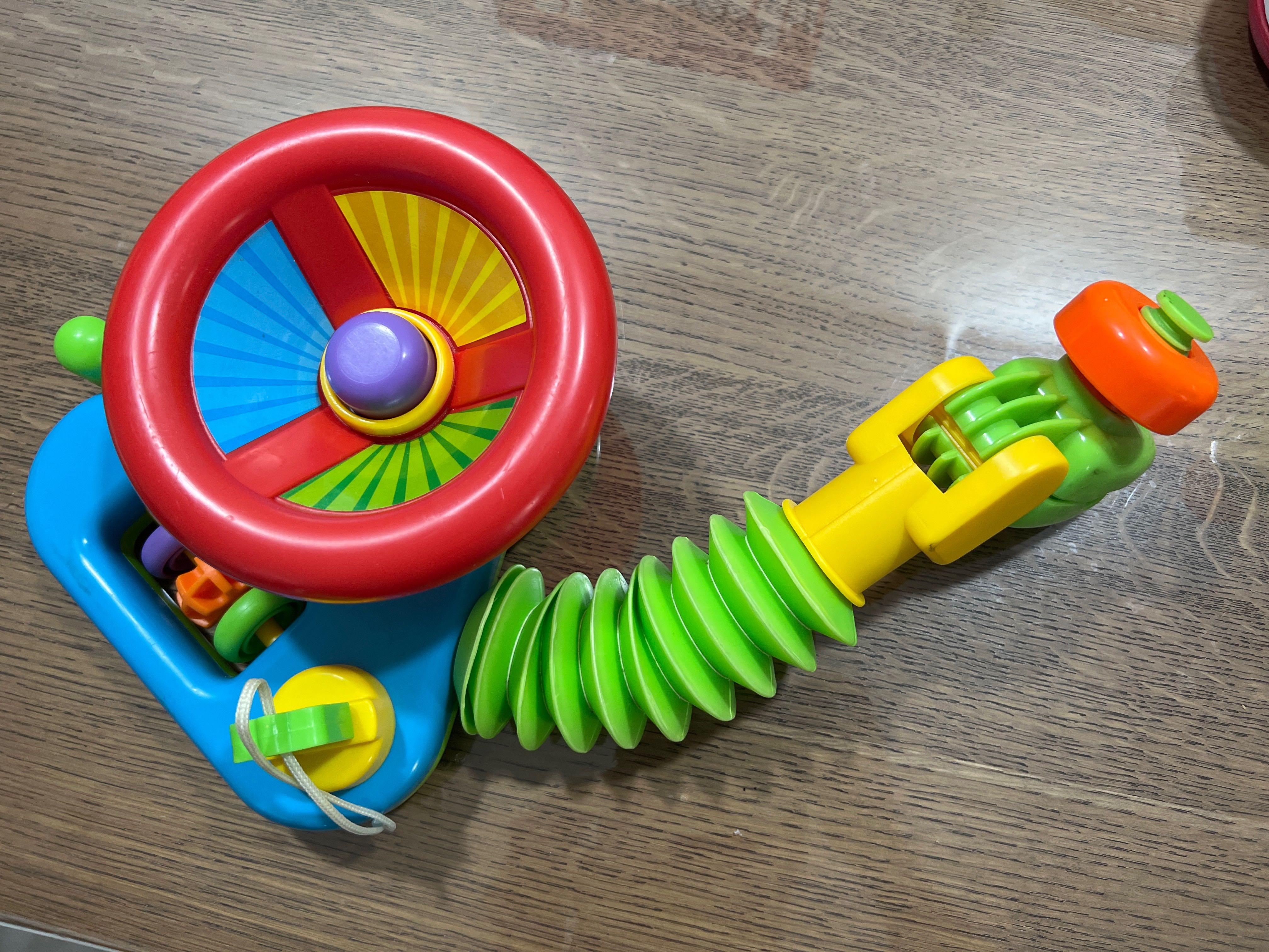Pram steering deals wheel toy