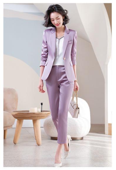Purple blazer clearance set
