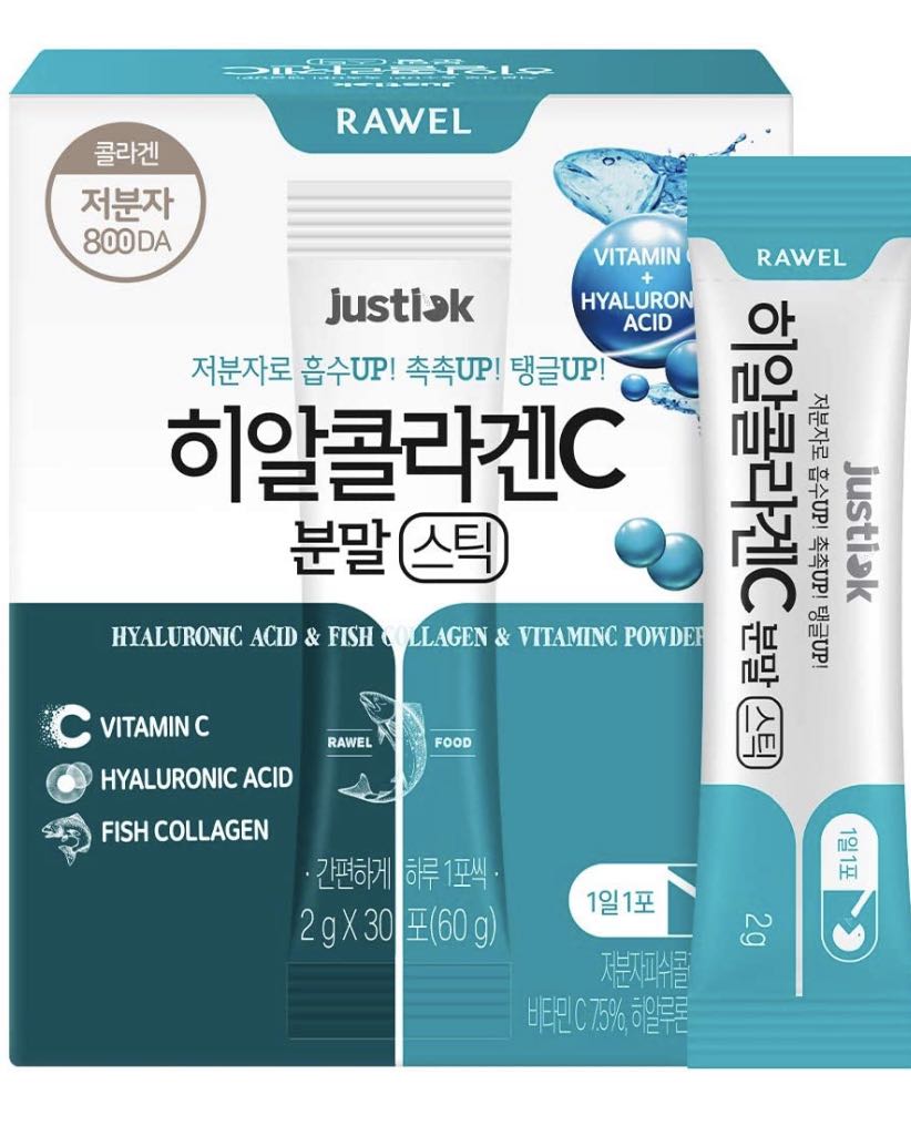 Rawel collagen + hyaluronic acid, Health & Nutrition, Health