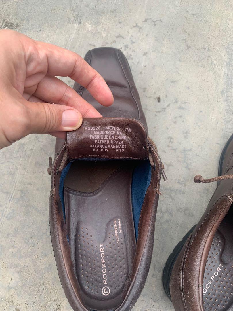 Rockport leather upper outlet balance man made